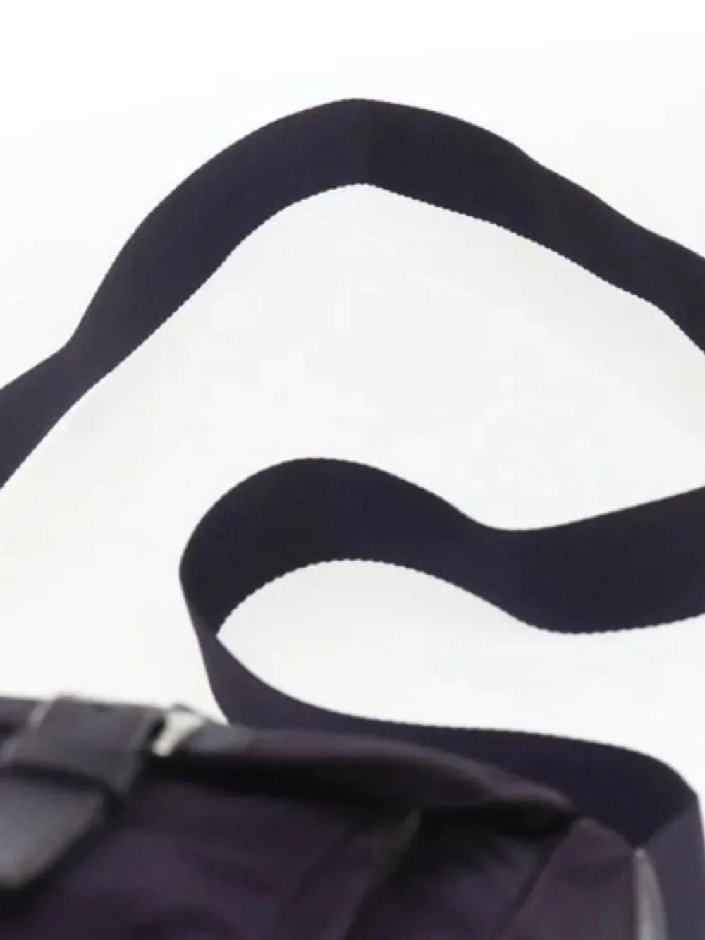 PRADA Shoulder Bag Nylon Purple Silver Auth 167957 - Picture 11 of 16